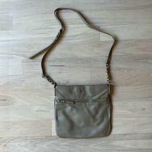 Kate spade beige cross body with gold details